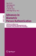 Advances in Biometric Person Authentication