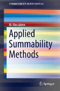 Applied Summability Methods