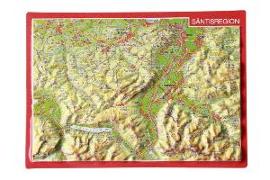 Vorderes Coverbild 34549; AK Geo Relief: Säntisregion