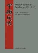 Vorderes Coverbild Deutsch-chinesische Beziehungen 1911-1927
