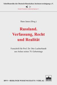 Vorderes Coverbild Russland. Verfassung, Recht und Realität