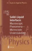 Solid-Liquid Interfaces