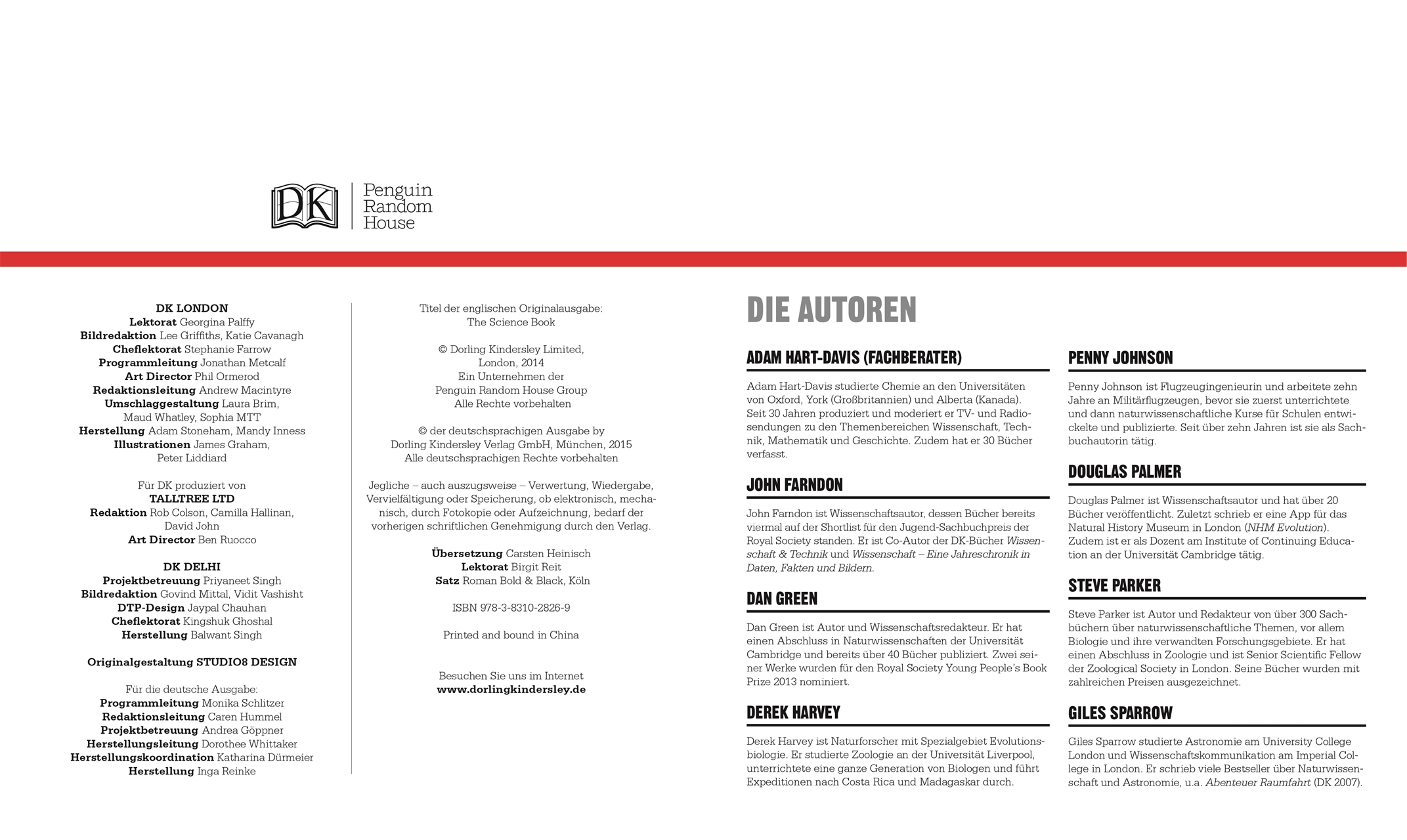 Beispielinhalt (Bild) Big Ideas. Das Wissenschafts-Buch