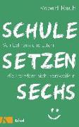 Schule, setzen, sechs