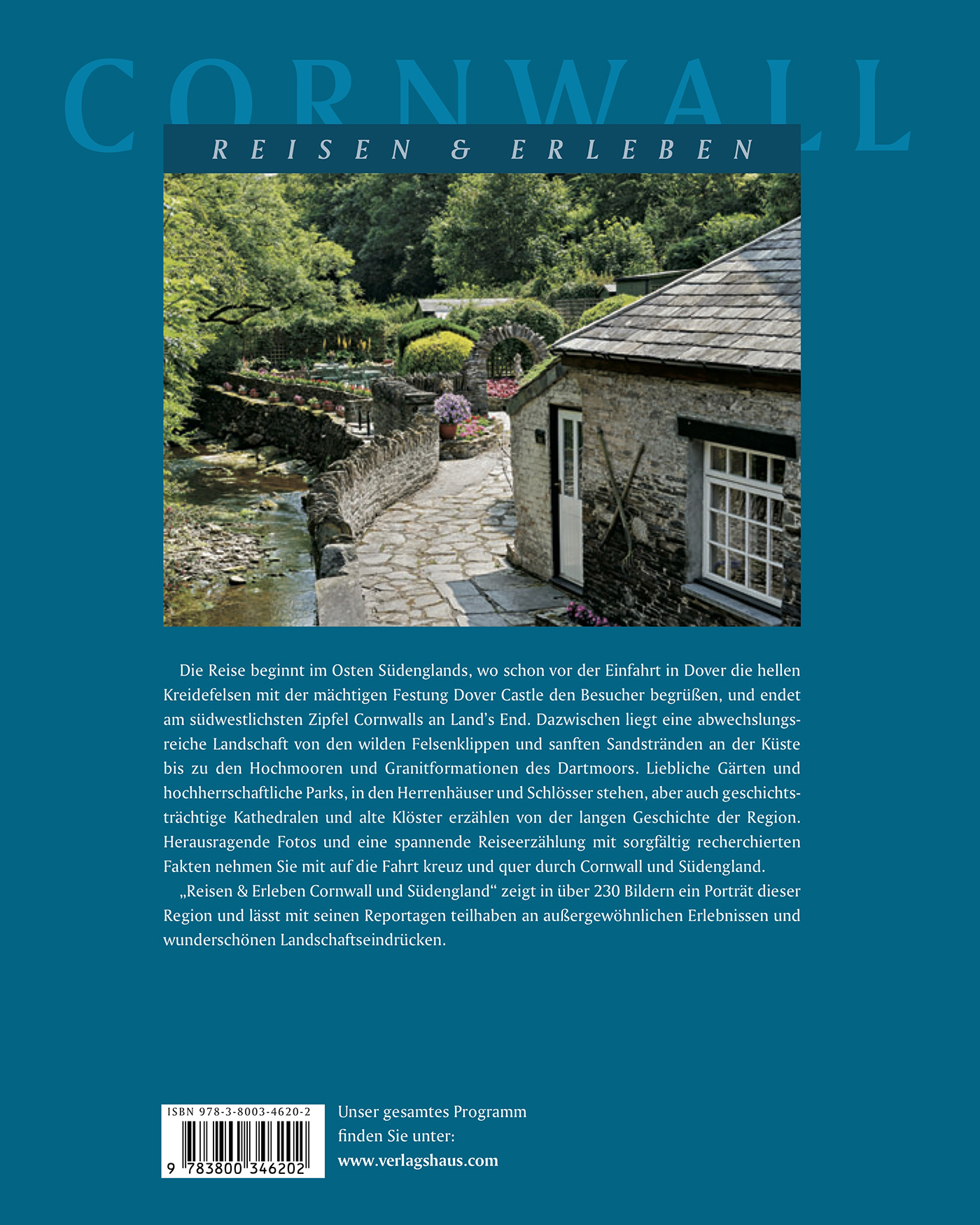 Rückseitencover Reisen & Erleben CORNWALL und SÜDENGLAND
