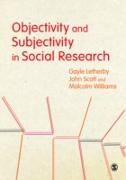 Vorderes Coverbild Objectivity and Subjectivity in Social Research