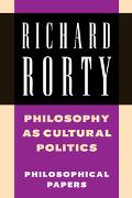 Philosophy as Cultural Politics