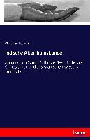 Vorderes Coverbild Indische Alterthumskunde