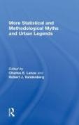 More Statistical and Methodological Myths and Urban Legends