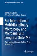 3rd International Multidisciplinary Microscopy and Microanalysis Congress (InterM)