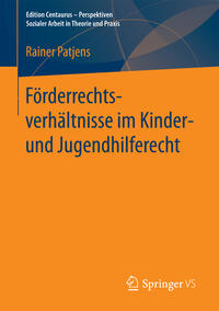 Vorderes Coverbild (hohe Qualität) Förderrechtsverhältnisse im Kinder- und Jugendhilferecht