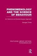 Phenomenology and the Science of Behaviour