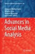 Advances in Social Media Analysis