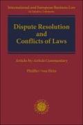 Dispute Resolution and Conflicts of Laws