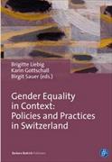 Vorderes Coverbild Gender Equality in Context