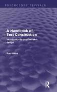 A Handbook of Test Construction