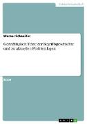 Gerechtigkeit. Texte zur Begriffsgeschichte und zu aktuellen Problemlagen