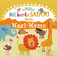 Vorderes Coverbild Die bunte Safari - Mein Maxi-Memo
