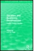 Taxation and Economic Development (Routledge Revivals)