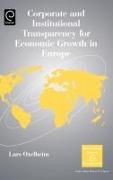 Corporate and Institutional Transparency for Economic Growth in Europe