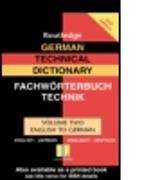 German Technical Dictionary (Volume 2)