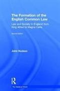 The Formation of the English Common Law