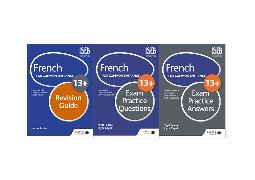 French for 13+ Common Entrance Revision Pack