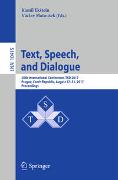 Text, Speech, and Dialogue