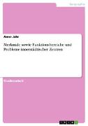 Vorderes Coverbild Merkmale sowie Funktionsbereiche und Probleme innerstädtischer Zentren
