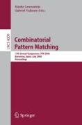 Combinatorial Pattern Matching