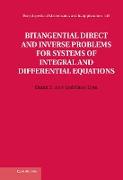 Vorderes Coverbild Bitangential Direct and Inverse Problems for Systems of Integral and Differential Equations