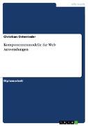 Vorderes Coverbild Komponentenmodelle für Web Anwendungen