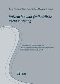 Vorderes Coverbild Prävention und freiheitliche Rechtsordnung