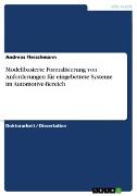 Vorderes Coverbild Modellbasierte Formalisierung von Anforderungen für eingebettete Systeme im Automotive-Bereich
