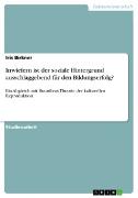Vorderes Coverbild Inwiefern ist der soziale Hintergrund ausschlaggebend für den Bildungserfolg?