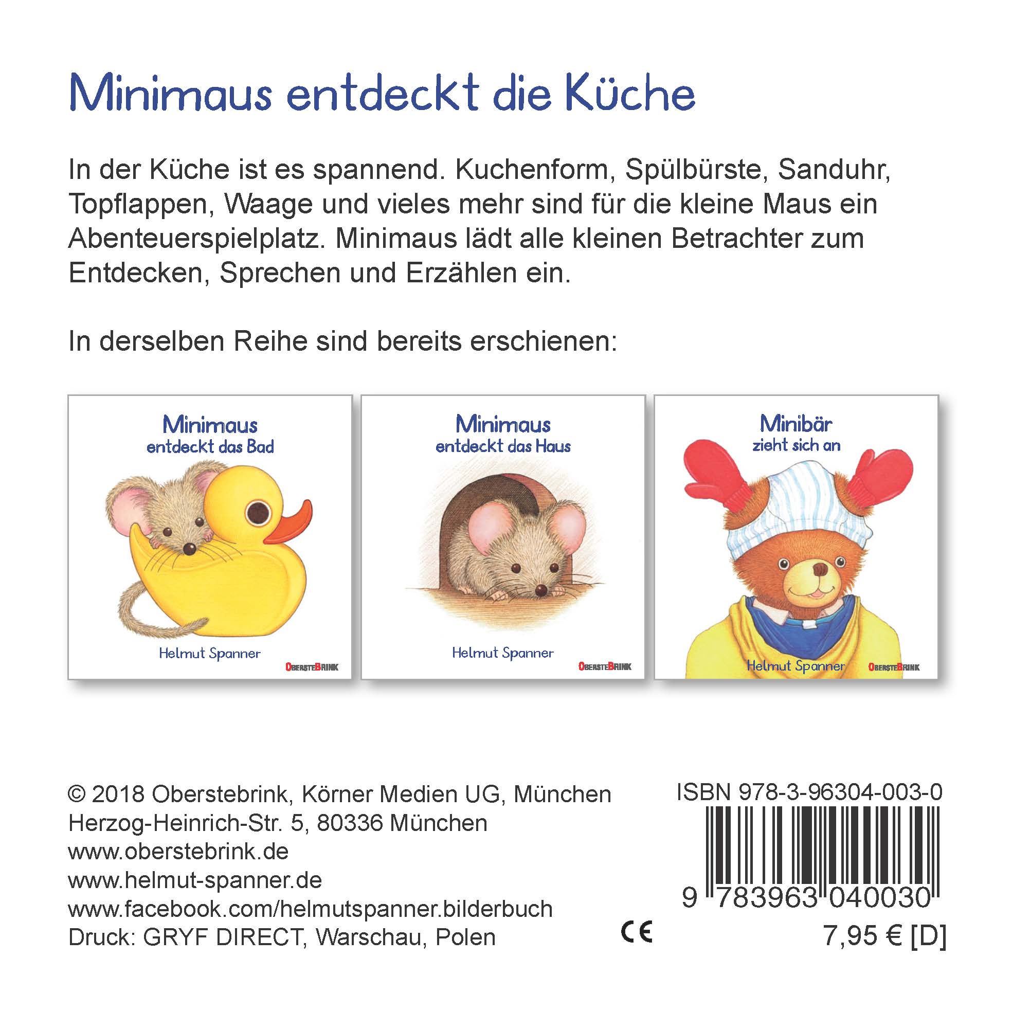 Rückseitencover Minimaus entdeckt die Küche