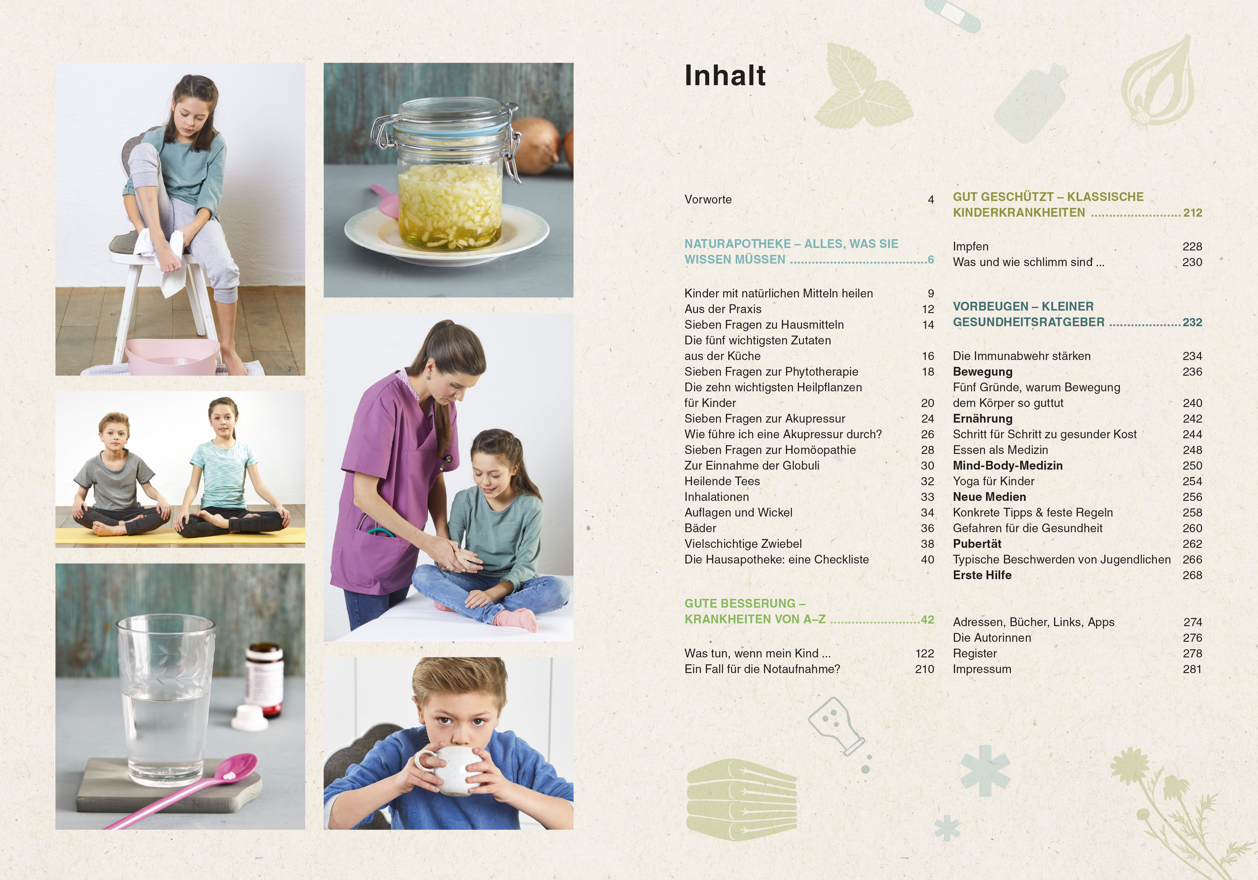 Beispielinhalt (Bild) So bleibt mein Kind natürlich gesund