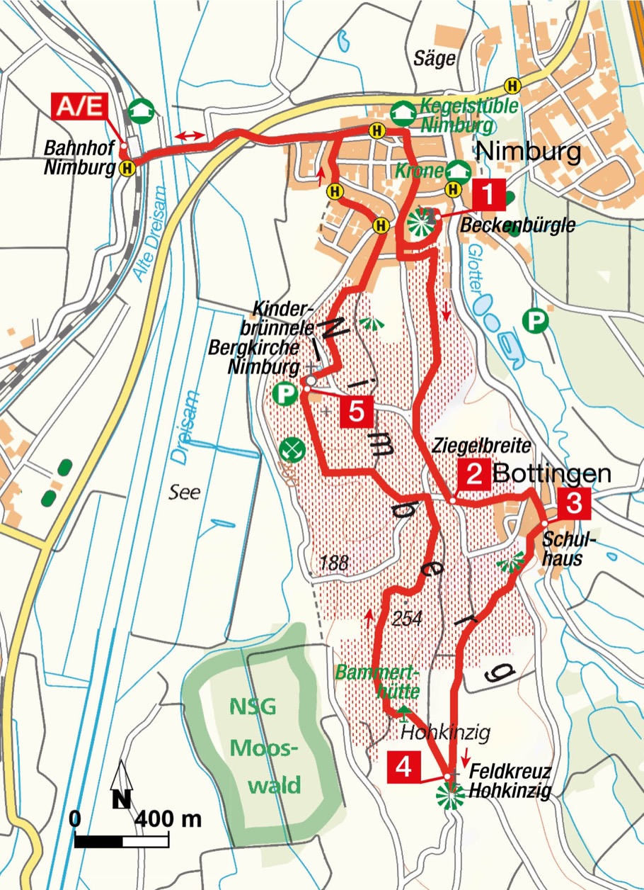 Beispielinhalt (Bild) Zeit zum Wandern Kaiserstuhl und Markgräflerland