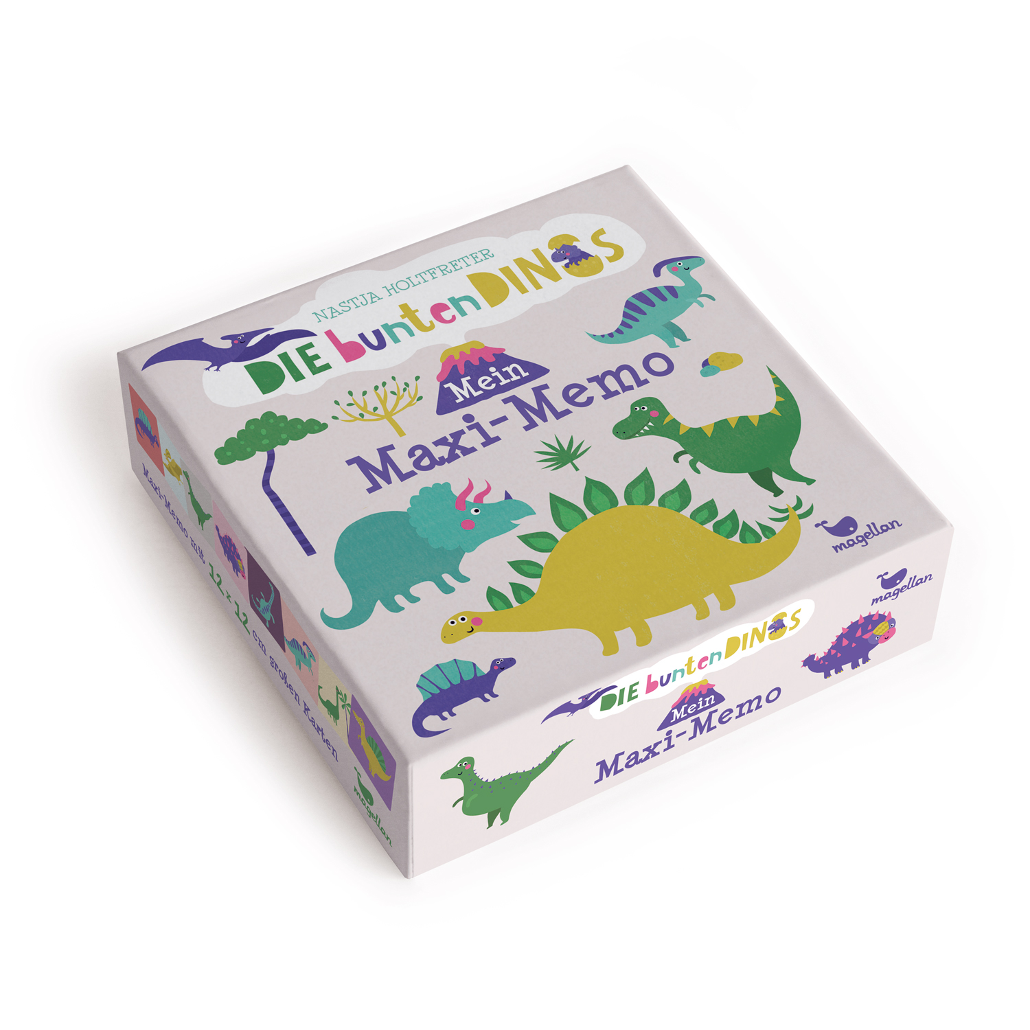 Anderes Coverbild Die bunten Dinos - Mein Maxi-Memo