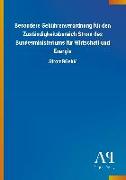 Besondere Gebührenverordnung für den Zuständigkeitsbereich Strom des Bundesministeriums für Wirtschaft und Energie