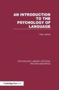 An Introduction to the Psychology of Language (PLE