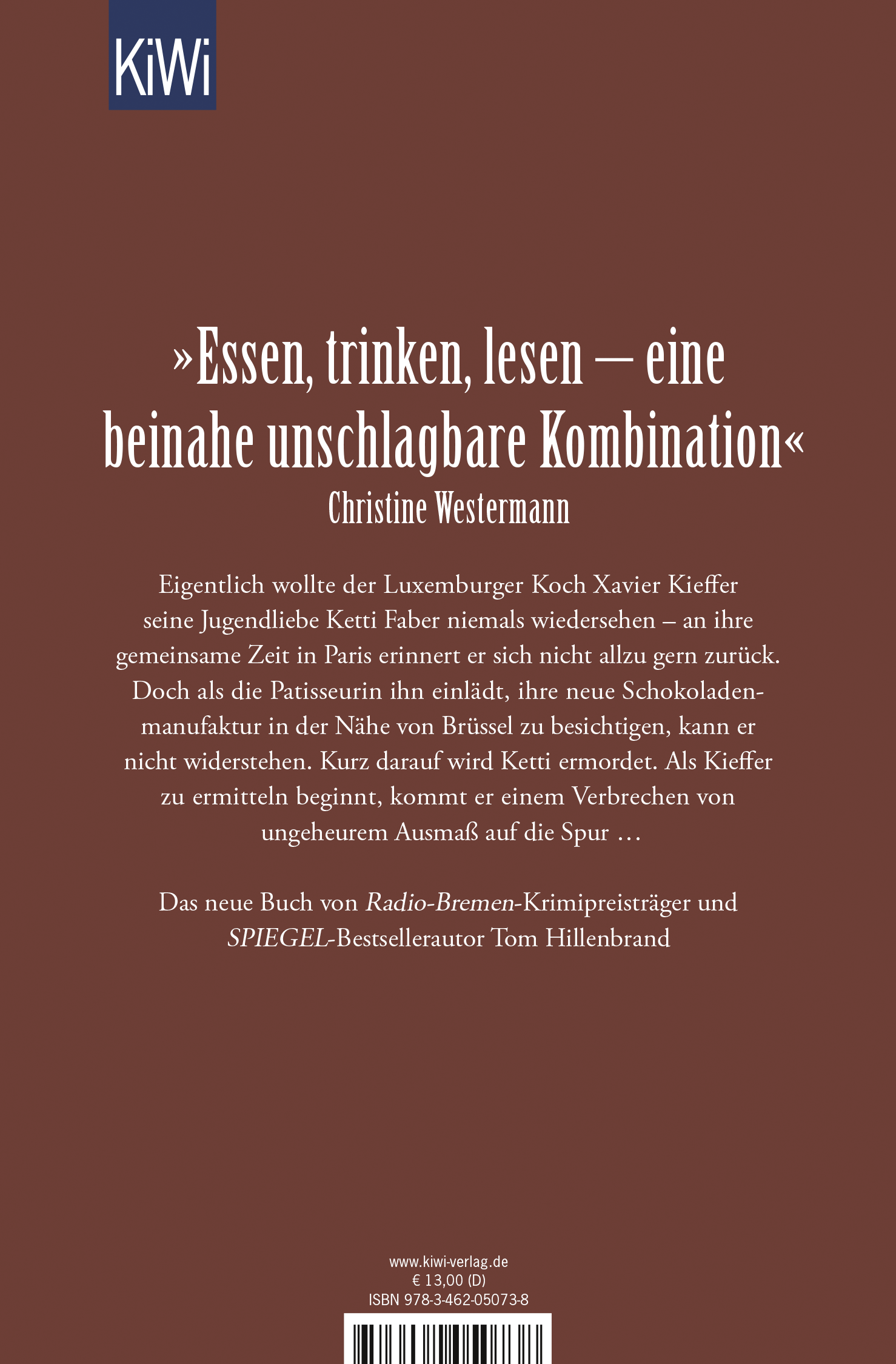 Rückseitencover Bittere Schokolade