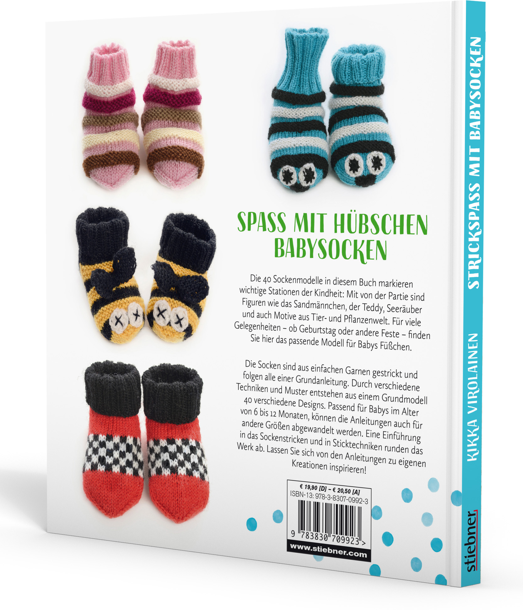 Rückseitencover Strickspaß mit Babysocken