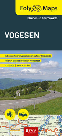 Vorderes Coverbild FolyMaps Vogesen 1:250 000