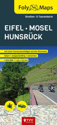 Vorderes Coverbild FolyMaps Eifel Mosel Hunsrück 1:250 000