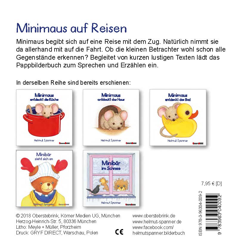Rückseitencover Minimaus auf Reisen