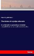 Vorderes Coverbild The duties of a judge advocate