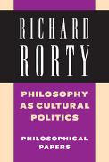 Philosophy as Cultural Politics