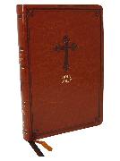 KJV Holy Bible: Large Print Thinline, Brown Leathersoft, Red Letter, Comfort Print: King James Version