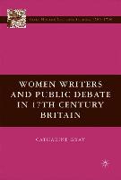 Women Writers and Public Debate in 17th-Century Britain